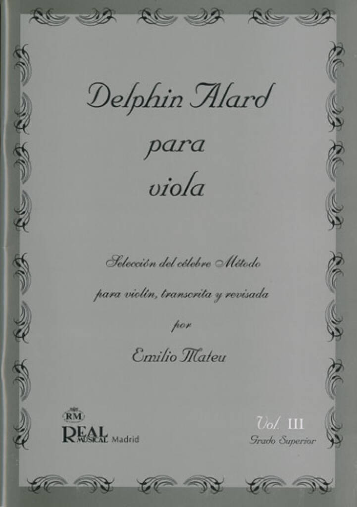 Delphin Alard para Viola, Vol.3 - Grado Superior