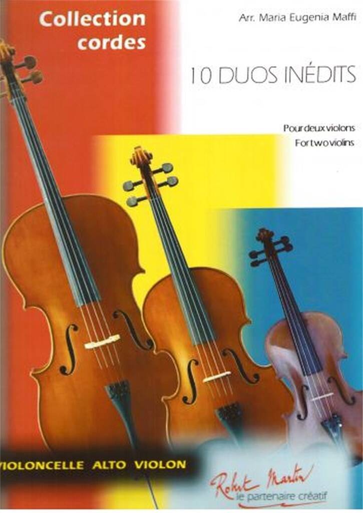 Maria Eugénia Maffi: 10 Duos Inedits Pour Deux Violons Vol.1: Violinensemble
