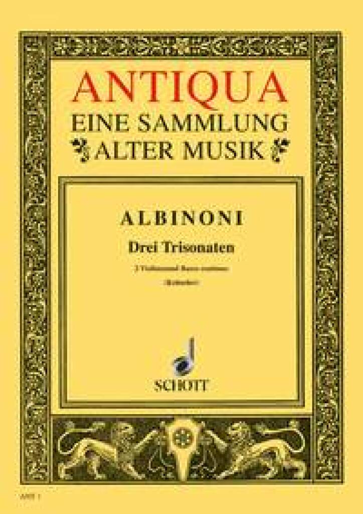 Tomaso Albinoni: Three Triosonatas op. 1/10-12: Violin Duett