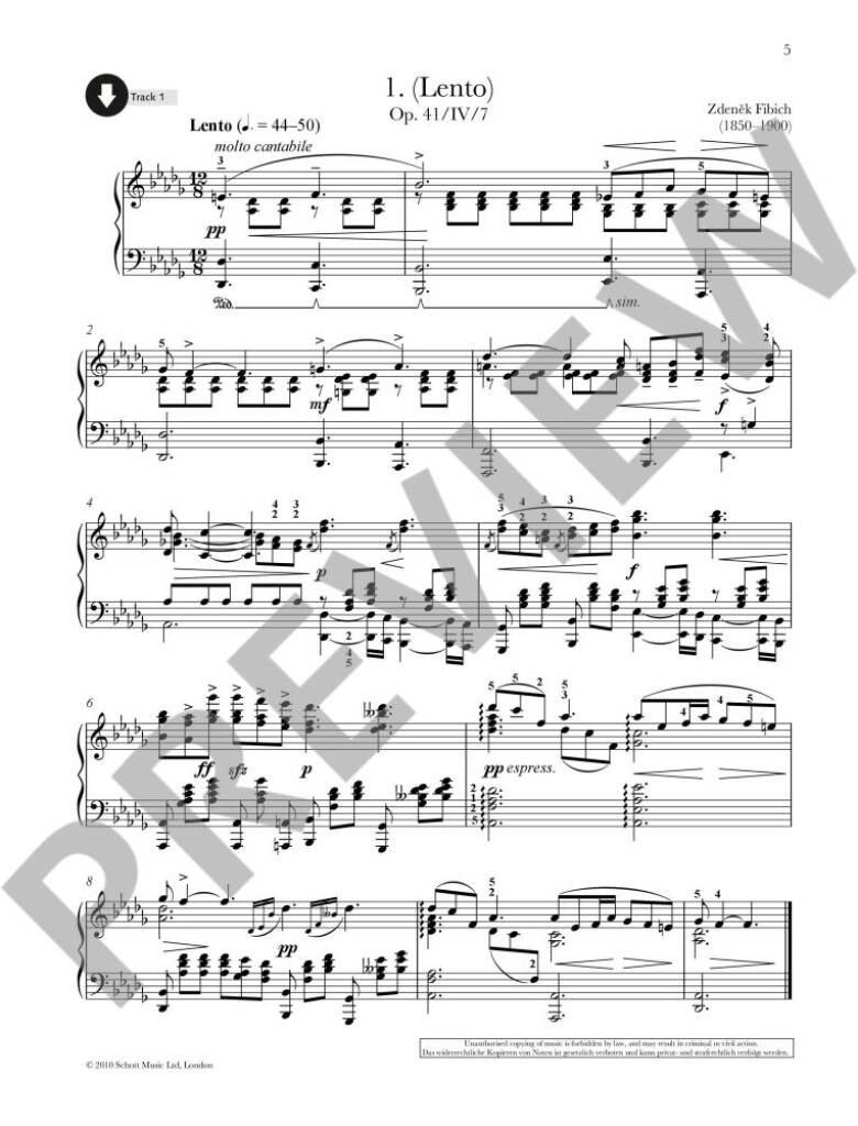 Romantic Piano Anthology Vol. 4: Klavier Solo