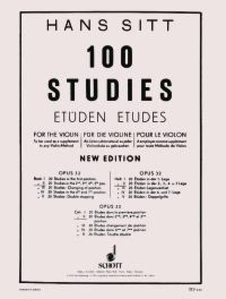 100 Studies - Etüden - Études Opus 32 Vol. 2