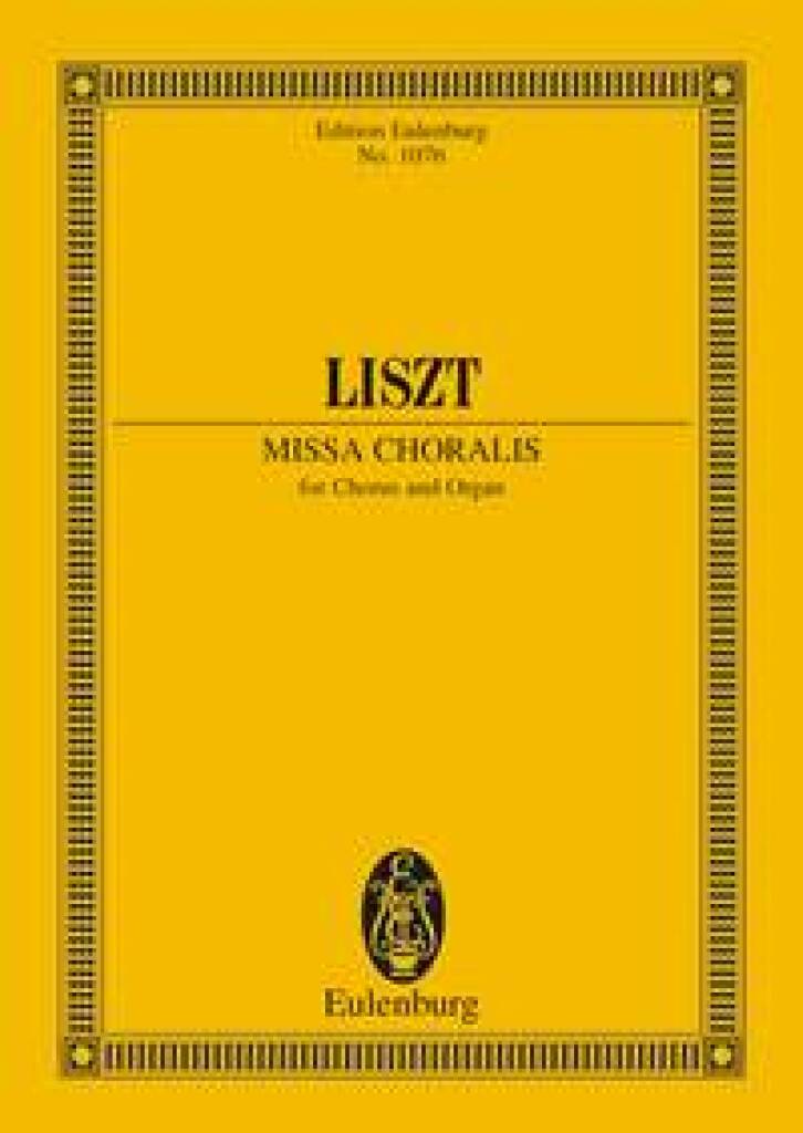Franz Liszt: Missa Choralis: Gemischter Chor mit Klavier/Orgel