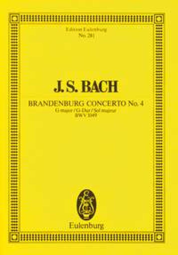 Johann Sebastian Bach: Brandenburg Concerto No 4 In G Major: Orchester