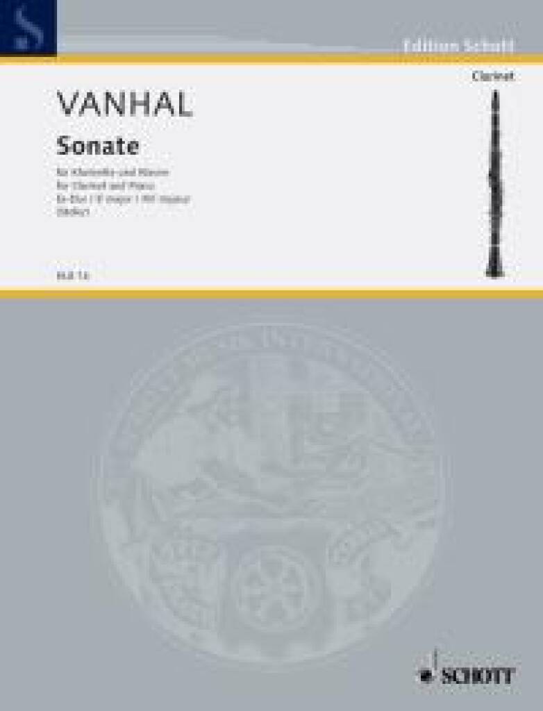 Johann Baptist Vanhal: Sonata Mi B (Stofer): Klarinette Solo