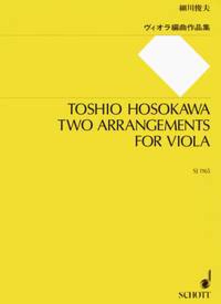 Toshio Hosokawa: Two Arrangements: Viola mit Begleitung