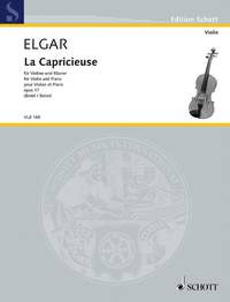 Edward Elgar: La Capricieuse op. 17: (Arr. Ida Bieler): Violine mit Begleitung