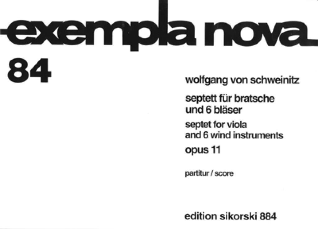 Wolfgang von Schweinitz: Septett: Kammerensemble
