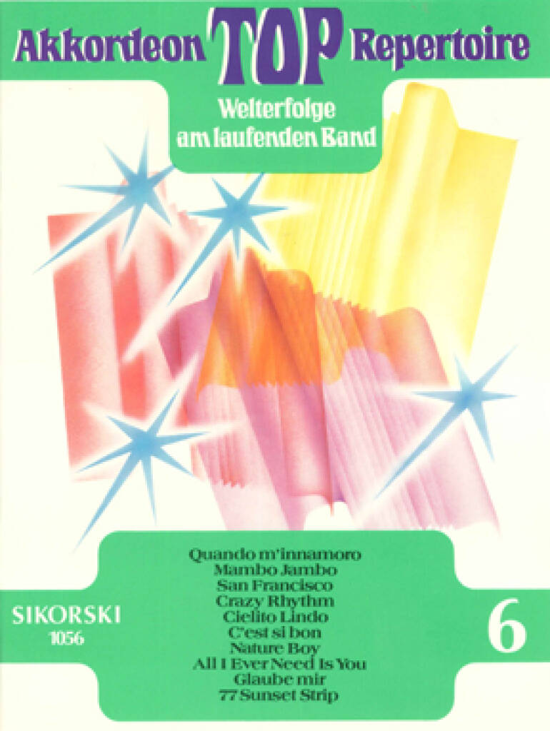Akkordeon Top Repertoire 06: (Arr. Heinz Ehme): Akkordeon Solo