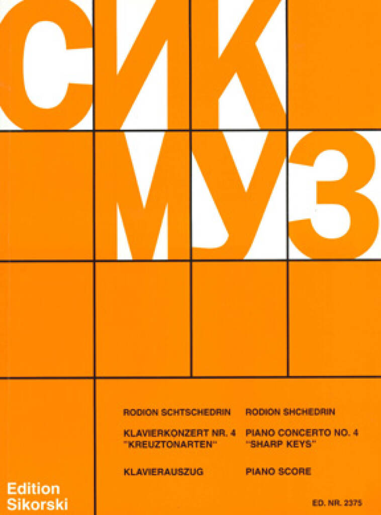 Rodion Shchedrin: Konzert Nr. 4: (Arr. Rodion Shchedrin): Orchester mit Solo