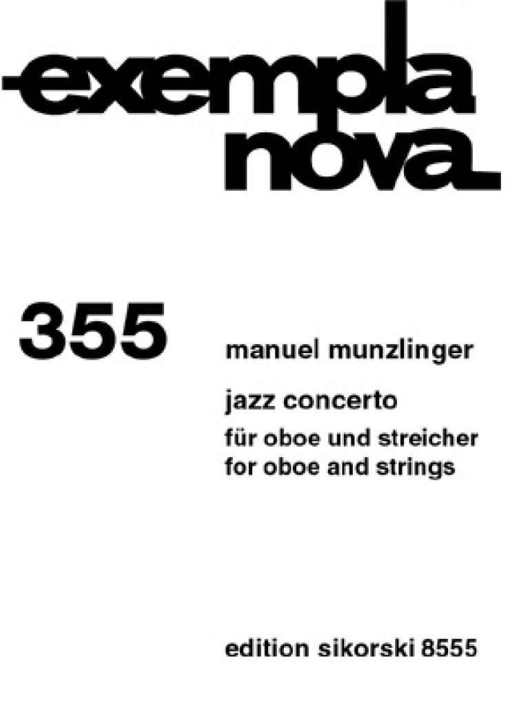 Manuel Munzlinger: Jazz Concerto: Kammerensemble