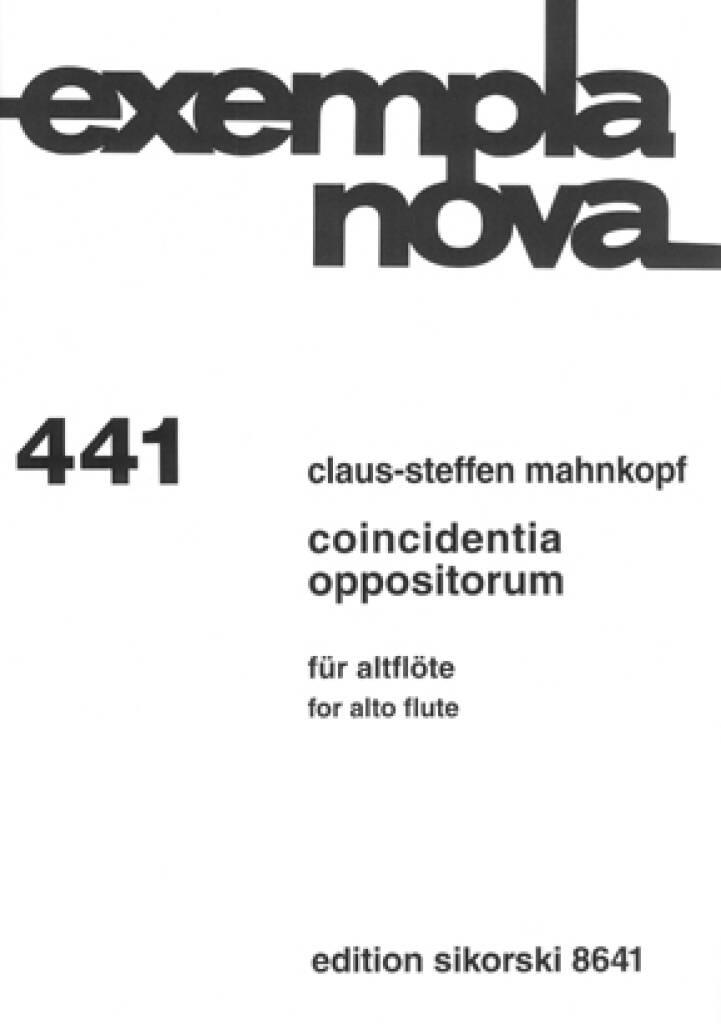 Claus-Steffen Mahnkopf: Coincidentia oppositorum: Flöte Solo