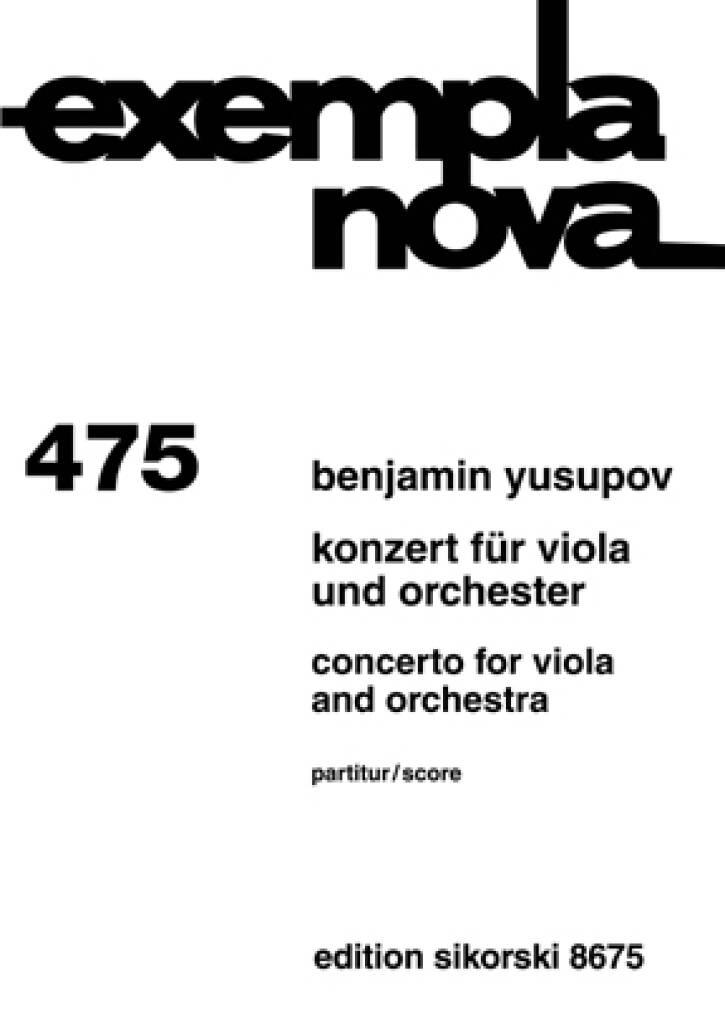 Benjamin Yusupov: Konzert: Orchester mit Solo