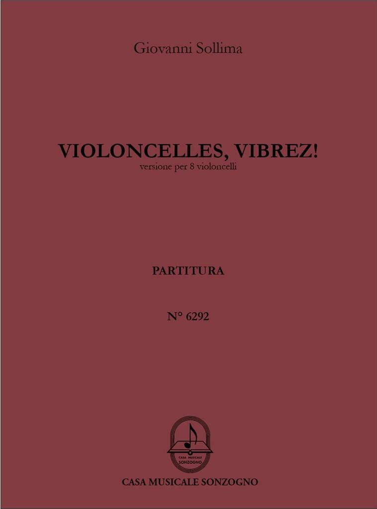 Giovanni Sollima: Violoncelles, vibrez! versione per 8 violoncelli: Cello Ensemble