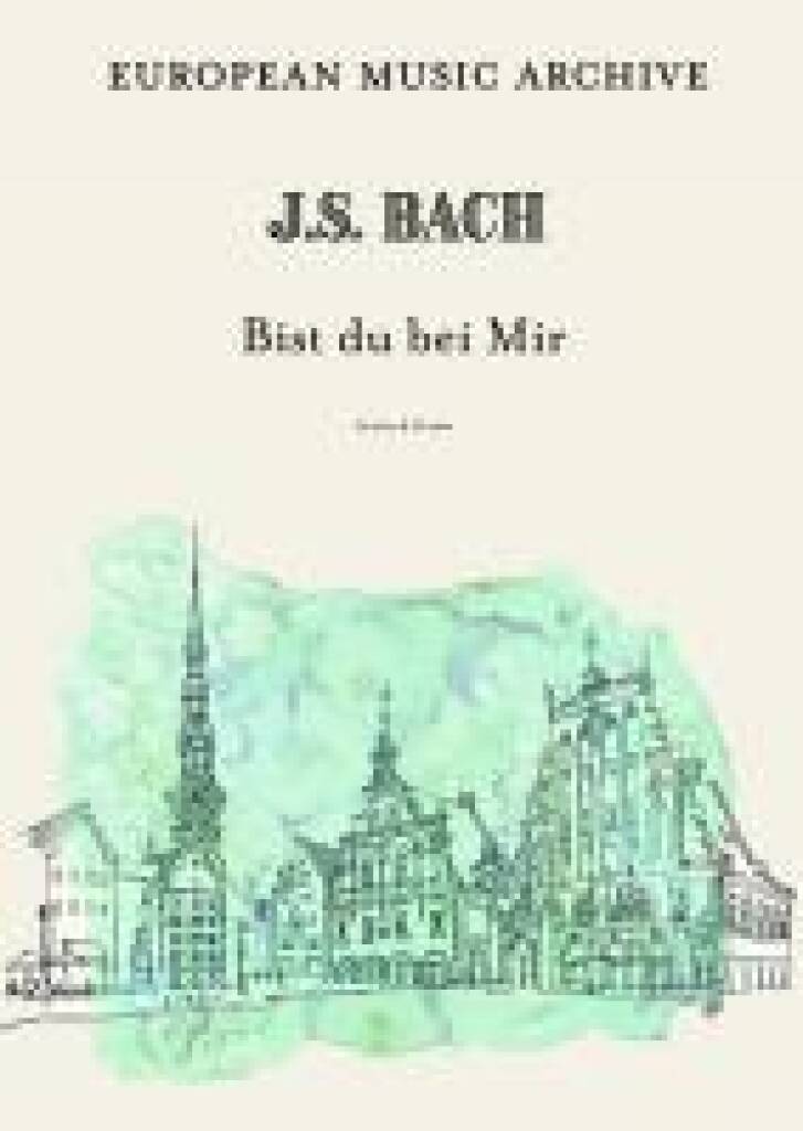 Johann Sebastian Bach: Bist Du Bei Mir: Cello mit Begleitung
