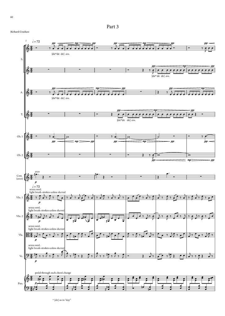 Nico Muhly: The Faire Starre (Study Score): Gemischter Chor mit Ensemble