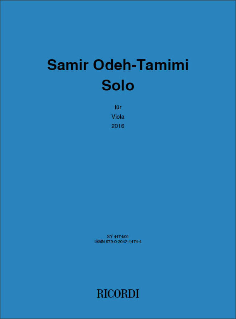 Samir Odeh-Tamimi: Solo: Viola Solo