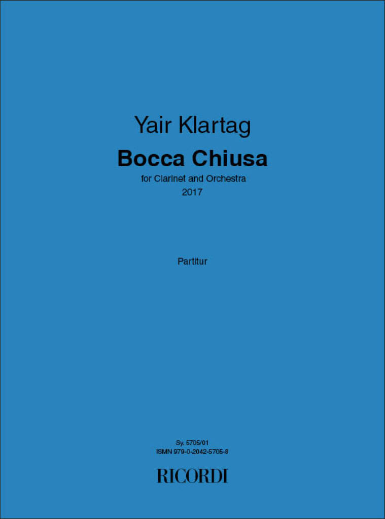 Yair Klartag: Bocca Chiusa: Orchester mit Solo
