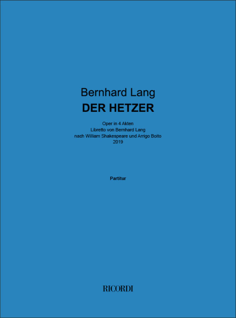 Bernhard Lang: Der Hetzer: Kammerensemble
