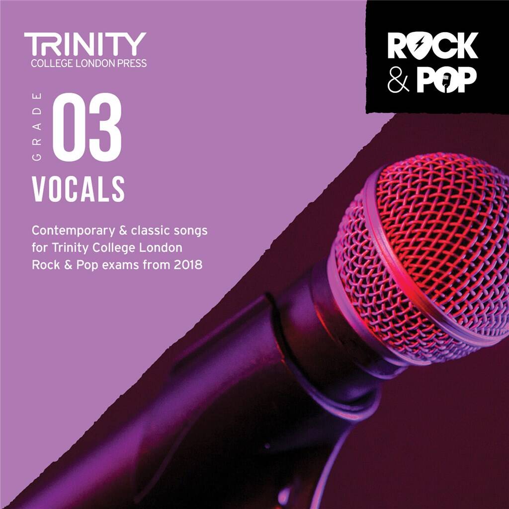 Trinity Rock & Pop Vocals Grade 3 CD