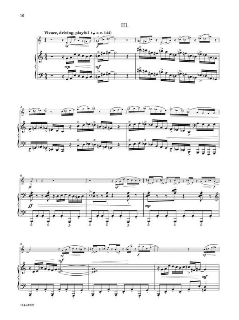 Amanda Harberg: Sonata: Piccoloflöte