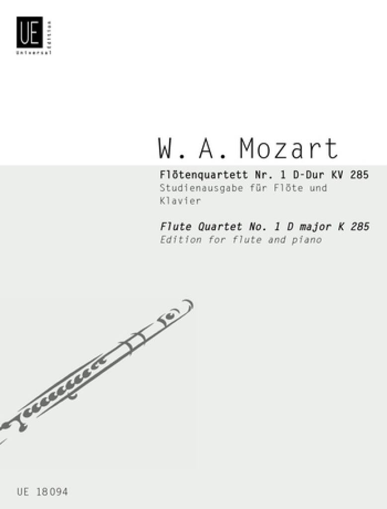 Wolfgang Amadeus Mozart: Flute Quartet No.1 In D K.285: (Arr. Heinz Stolba): Kammerensemble