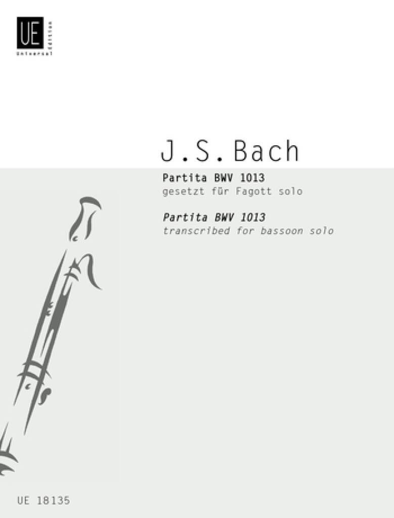 Johann Sebastian Bach: Partita BWV 1013: (Arr. William Waterhouse): Fagott Solo