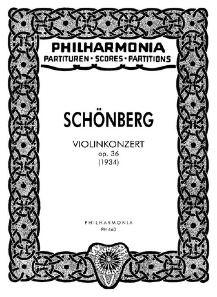 Arnold Schönberg: Concerto Per Vn Op. 36: Orchester