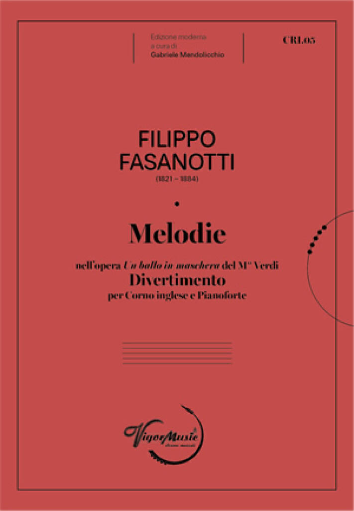 Filippo Fasanotti: Melodie: (Arr. Gabriele Mendolicchio): Englischhorn