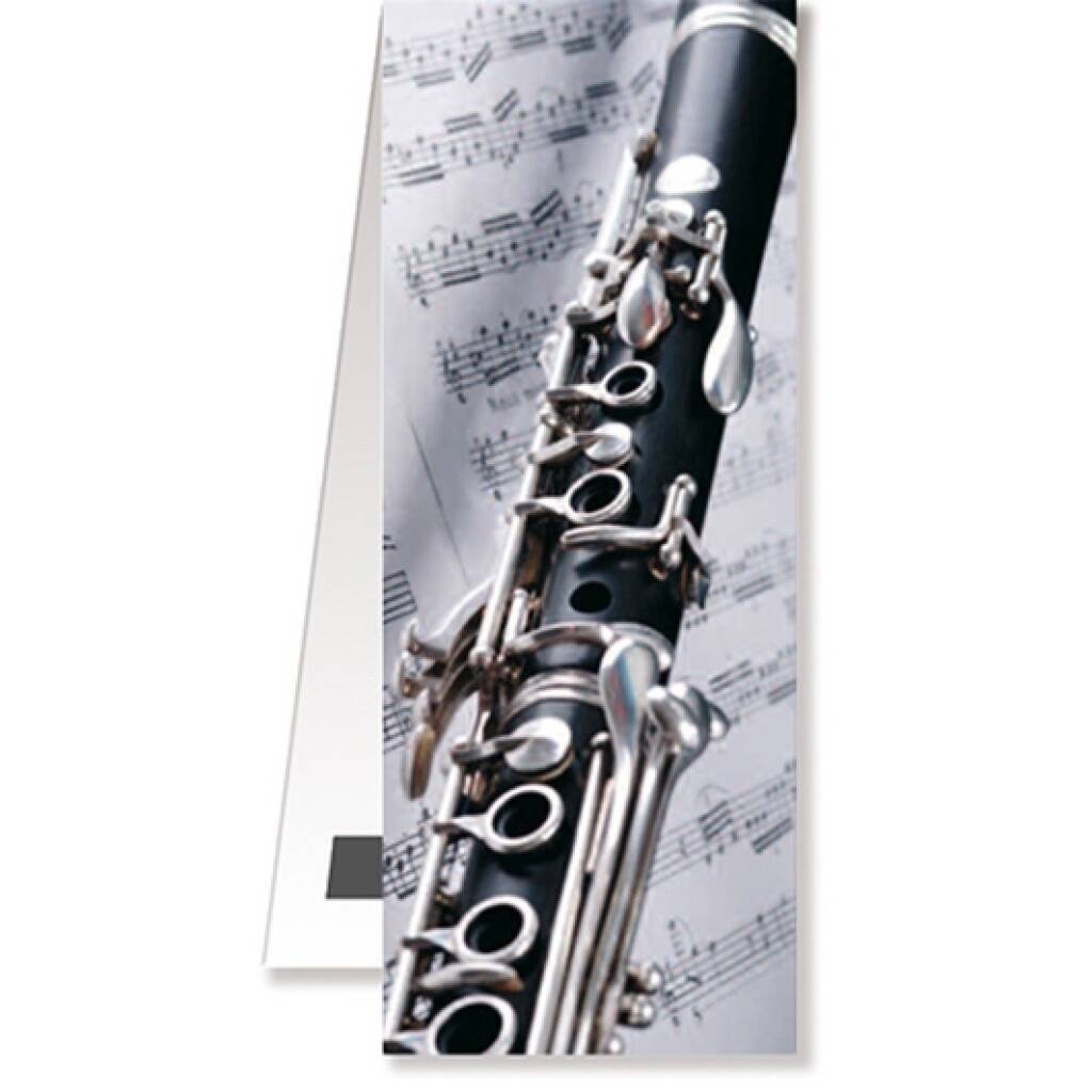 Bookmark Clarinet/Sheet music magnetic