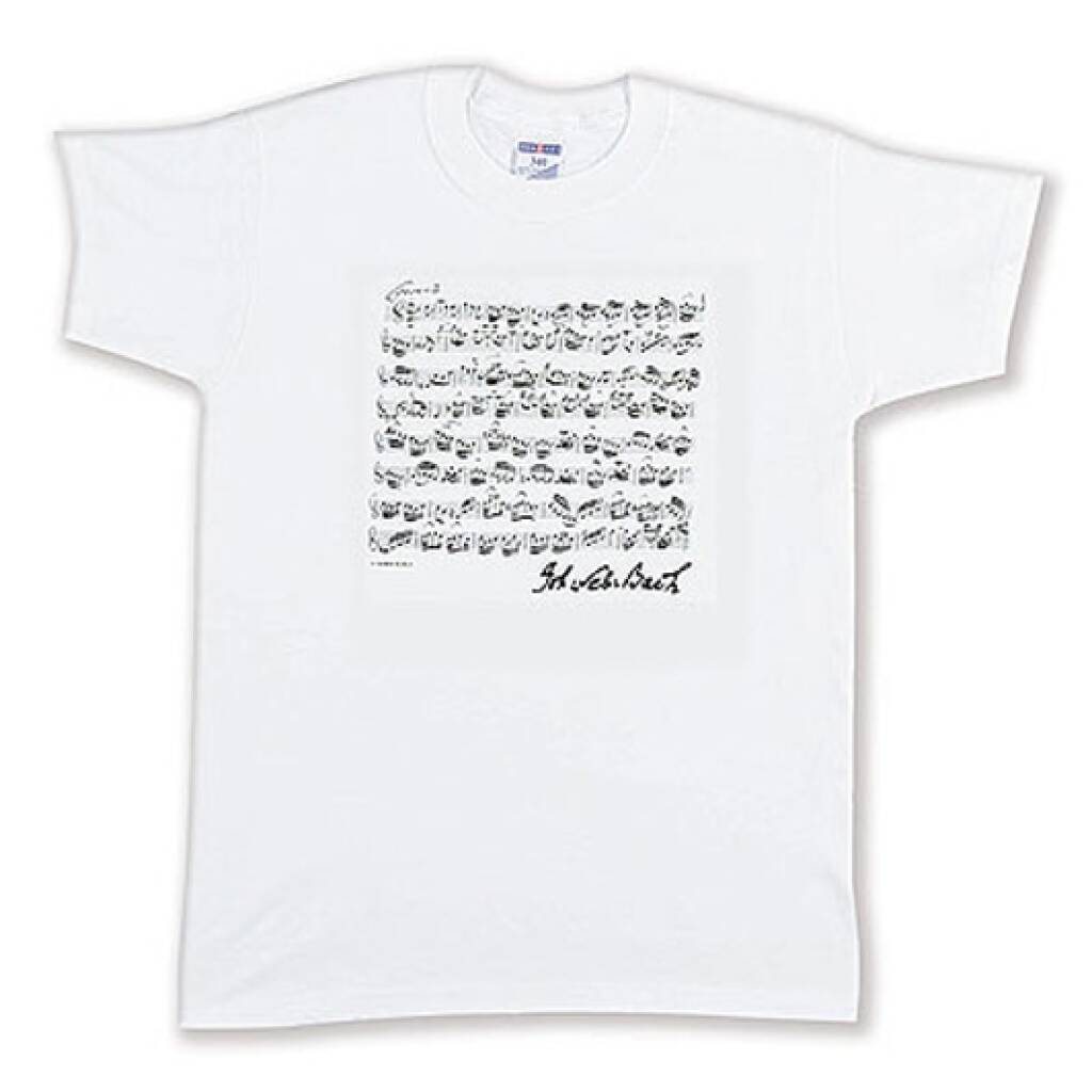 T-Shirt Bach white M