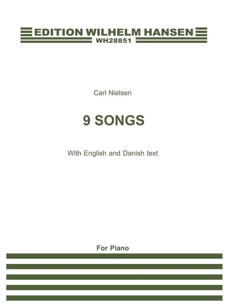 Carl Nielsen: 9 Songs For Medium Voice And Piano: Gesang mit Klavier
