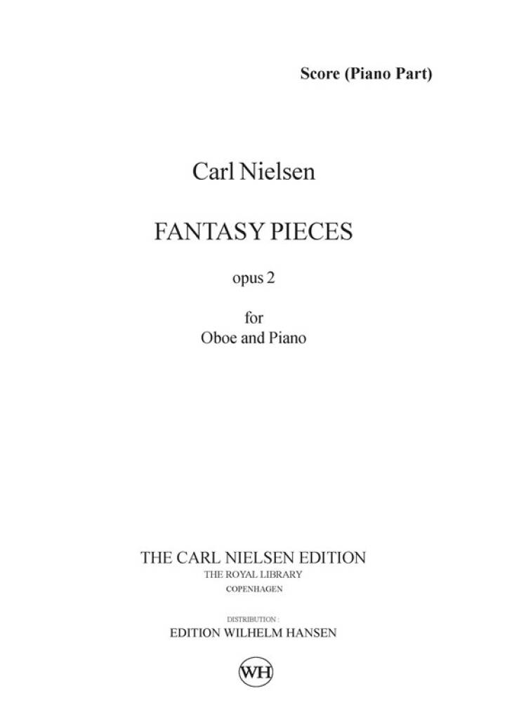 Carl Nielsen: Fantasy Pieces Op.2: Oboe mit Begleitung