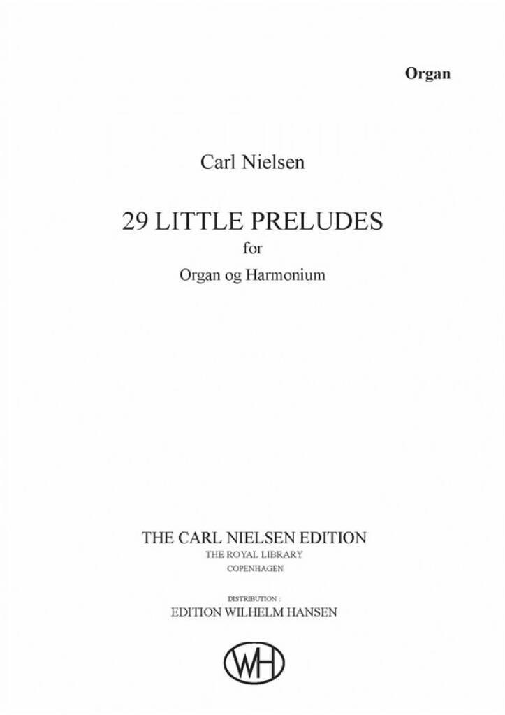 Carl Nielsen: 29 Little Preludes Op. 51: Orgel