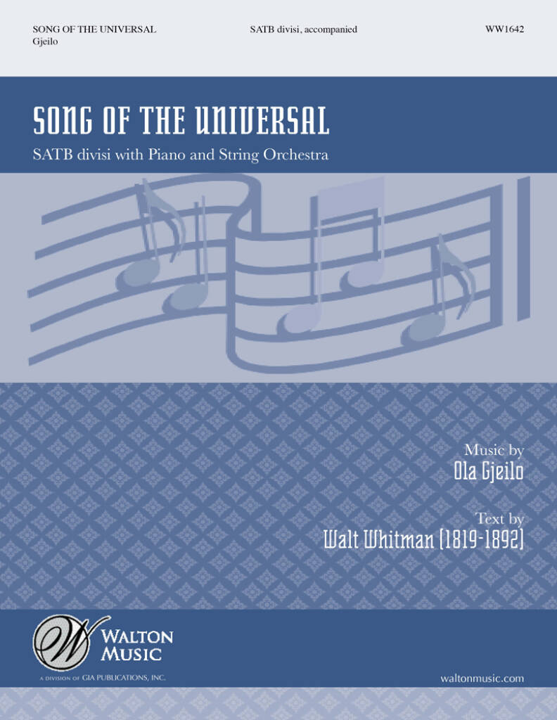 Ola Gjeilo: Song Of The Universal: Gemischter Chor mit Ensemble