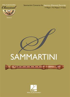Giuseppe Sammartini: Concerto for Soprano (Descant) Recorder in F Major: Sopranblockflöte