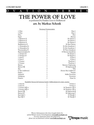 Frankie Goes to Hollywood: The Power of Love: (Arr. Markus Schenk): Blasorchester