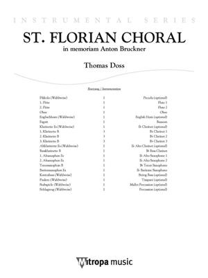 Thomas Doss: St. Florian Choral: Holzbläserensemble