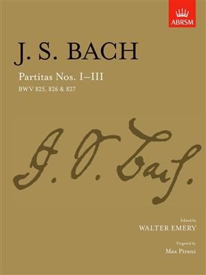 Johann Sebastian Bach: Partitas - Nos.I-III: Klavier Solo