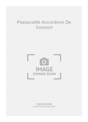 Holstein: Passacaille Accordeon De Concert: Akkordeon Solo