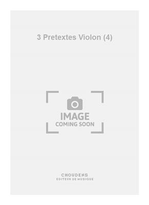 Werner: 3 Pretextes Violon (4): Violinensemble