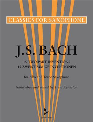 Johann Sebastian Bach: 15 Two-Part Inventions: (Arr. Trent Kynaston): Saxophon Duett