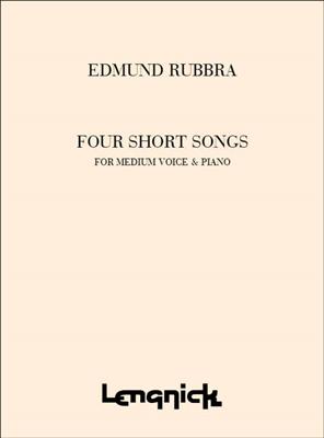 Four Short Songs: Gesang mit Klavier