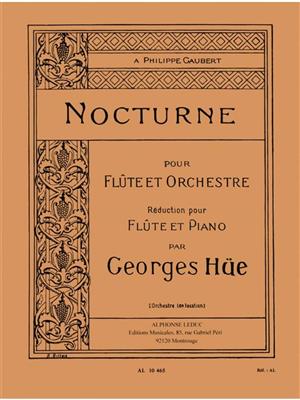 Hue: Nocturne For Flute And Orchestra: Flöte mit Begleitung