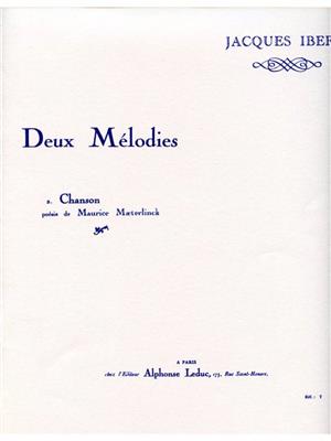 Jacques Ibert: 2 Mélodies No.2: Gesang mit Klavier