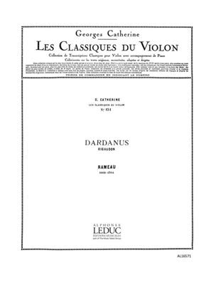 Jean-Philippe Rameau: Jean-Philippe Rameau: Rigaudon: Violine mit Begleitung