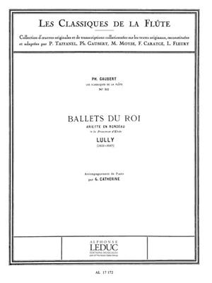 Jean-Baptiste Lully: Ariette en Rondeau: Flöte mit Begleitung