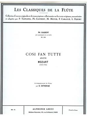 Wolfgang Amadeus Mozart: Così Fan Tutte - Ariette: Flöte mit Begleitung