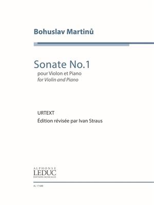 Bohuslav Martinu: Sonata No.1, H182: Violine mit Begleitung