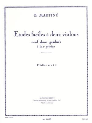 Etudes Faciles A Deux Violins Vol.1