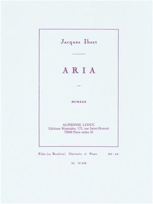 Jacques Ibert: Aria: Klarinette Solo